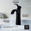Anzzi Rhythm Single-Handle Mid-Arc Bathroom Faucet in Oil Rubbed Bronze L-AZ013ORB